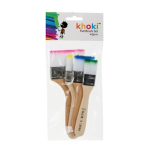 Flat Paint Brush Set - 4 Piece 